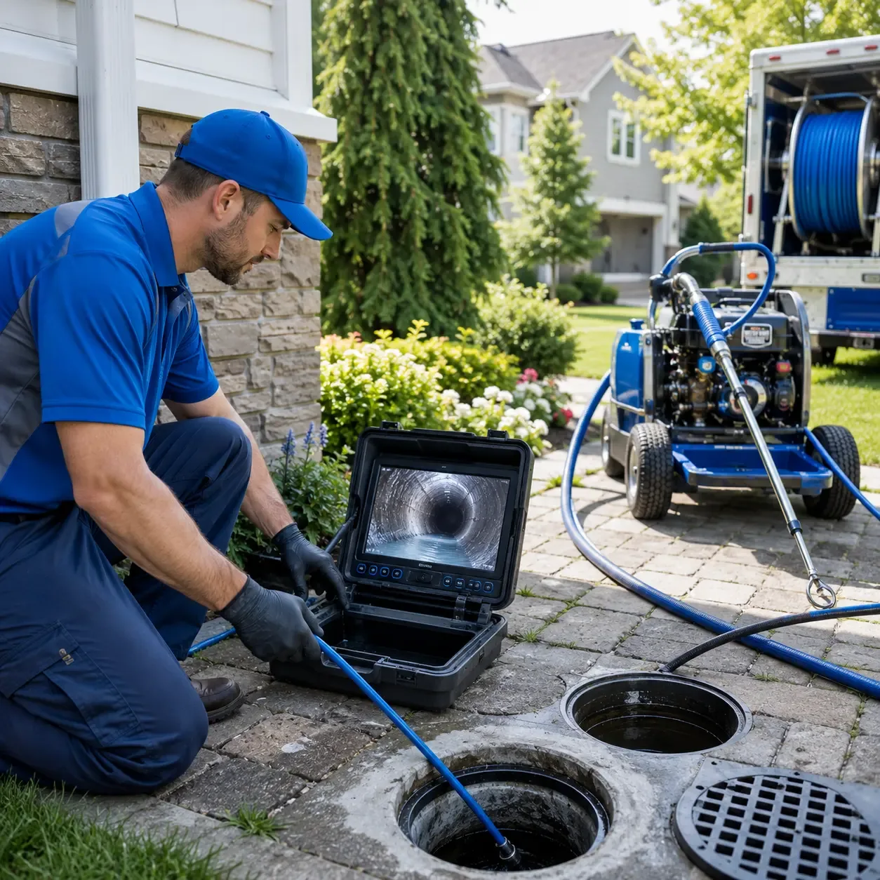 Outdoor drain cleaning professionals serving Isola, MS
